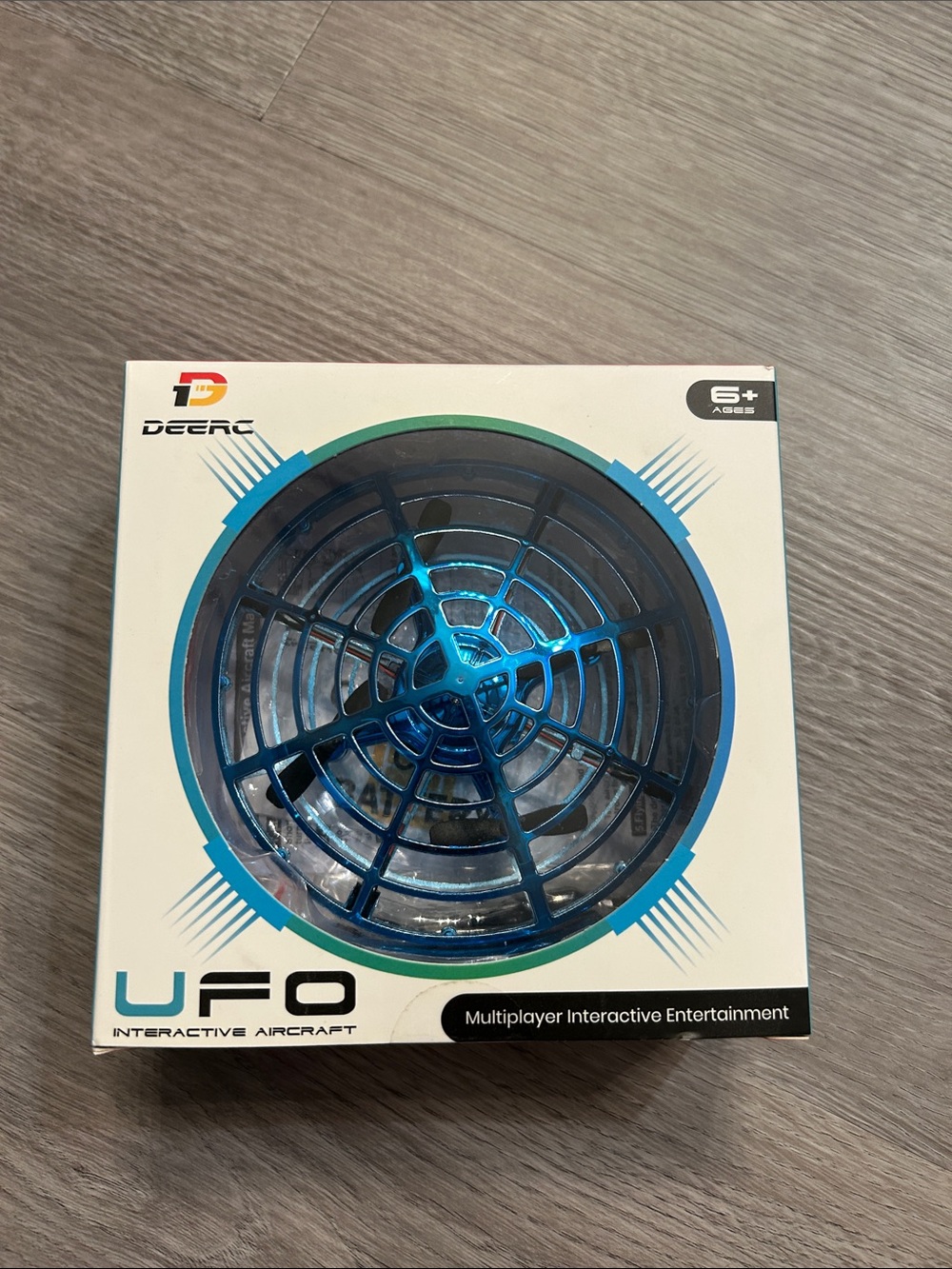 Blue Hovering UFO Toy Drone for Kids- NWT